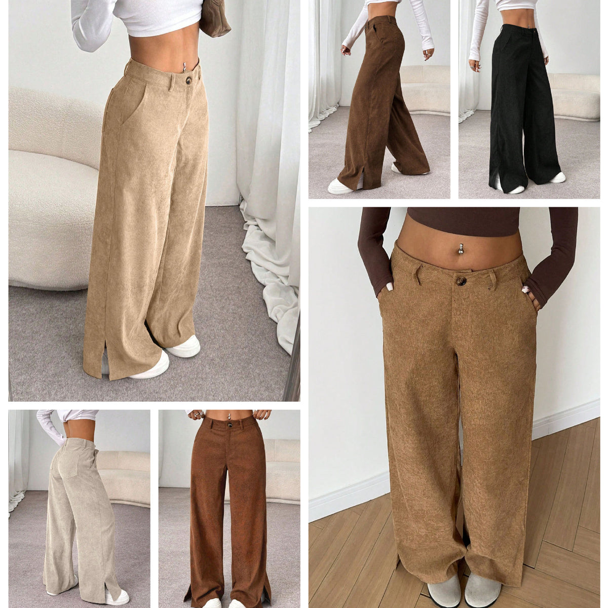 Pantalon Jambe Droite – Coupe Élégante
