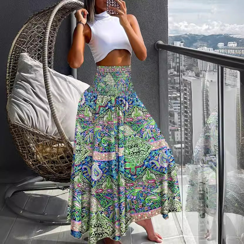 Jupe Longue Bohème – Imprimé Floral