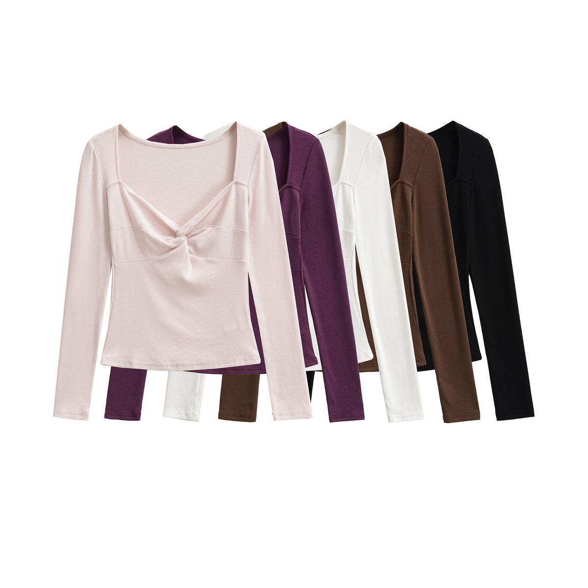 Pull Chic à Col V – Manches Longues