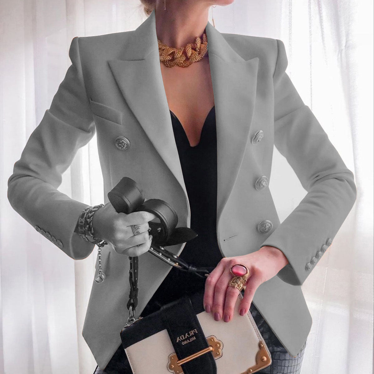 Veste Courte Élégante – Coupe Moderne