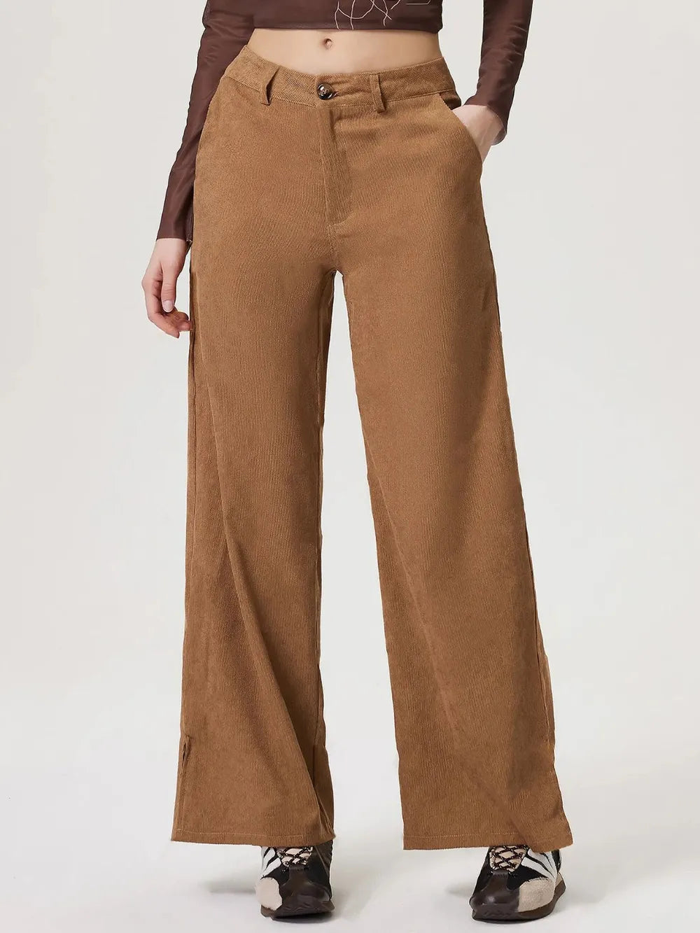 Pantalon Large à Poches – Coupe Moderne
