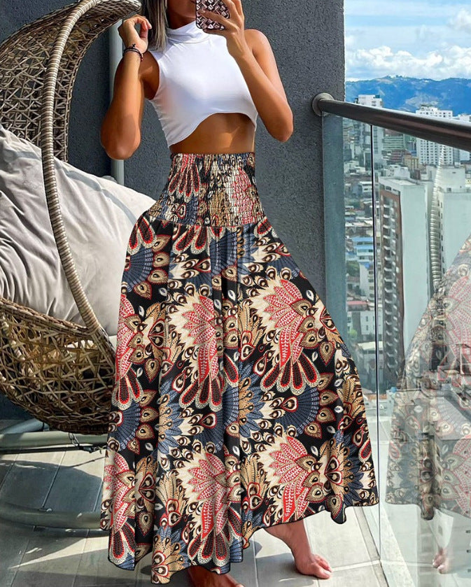 Jupe Longue Bohème – Imprimé Floral