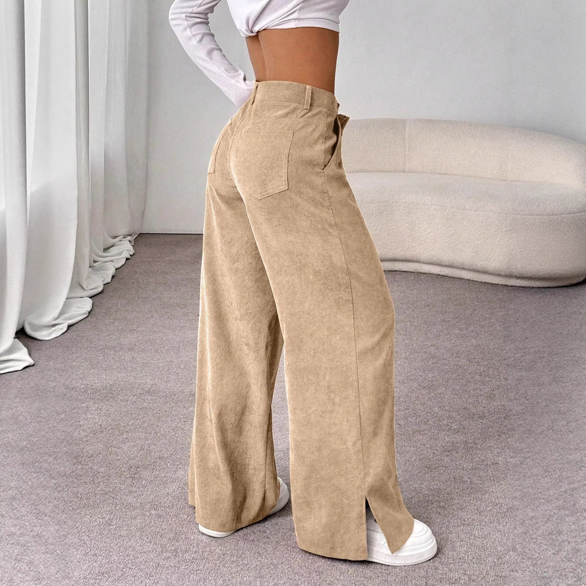 Pantalon Jambe Droite – Coupe Élégante