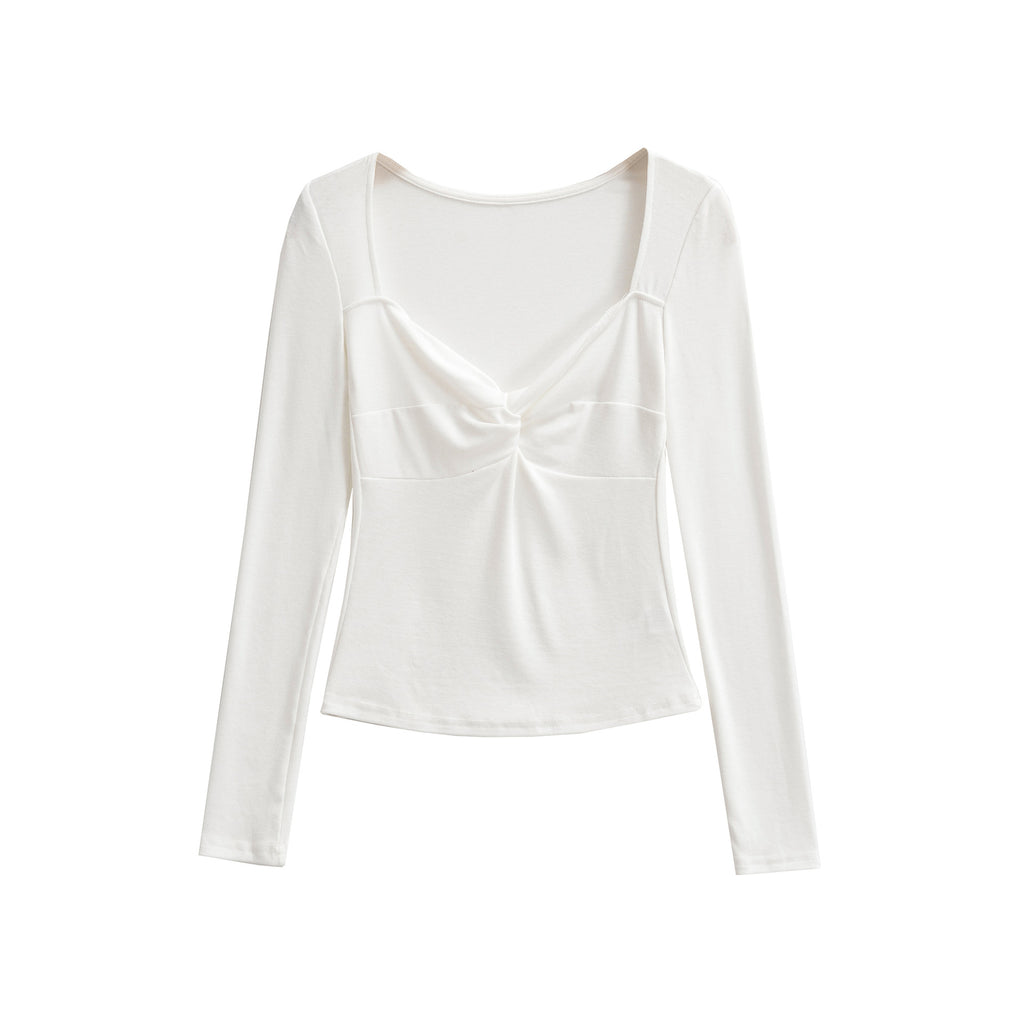 Pull Chic à Col V – Manches Longues