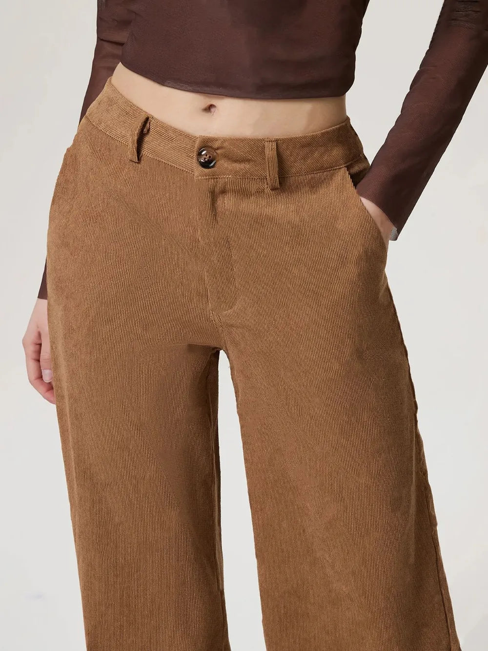 Pantalon Large à Poches – Coupe Moderne