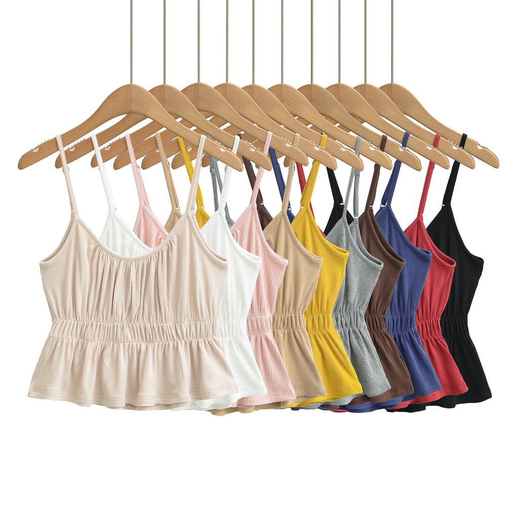 Débardeur Côtelé Chic – Coupe Féminine