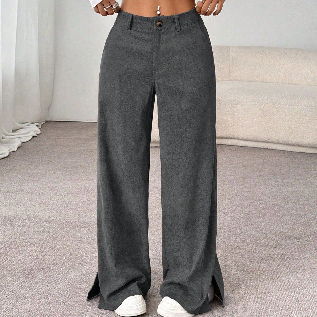 Pantalon Jambe Droite – Coupe Élégante