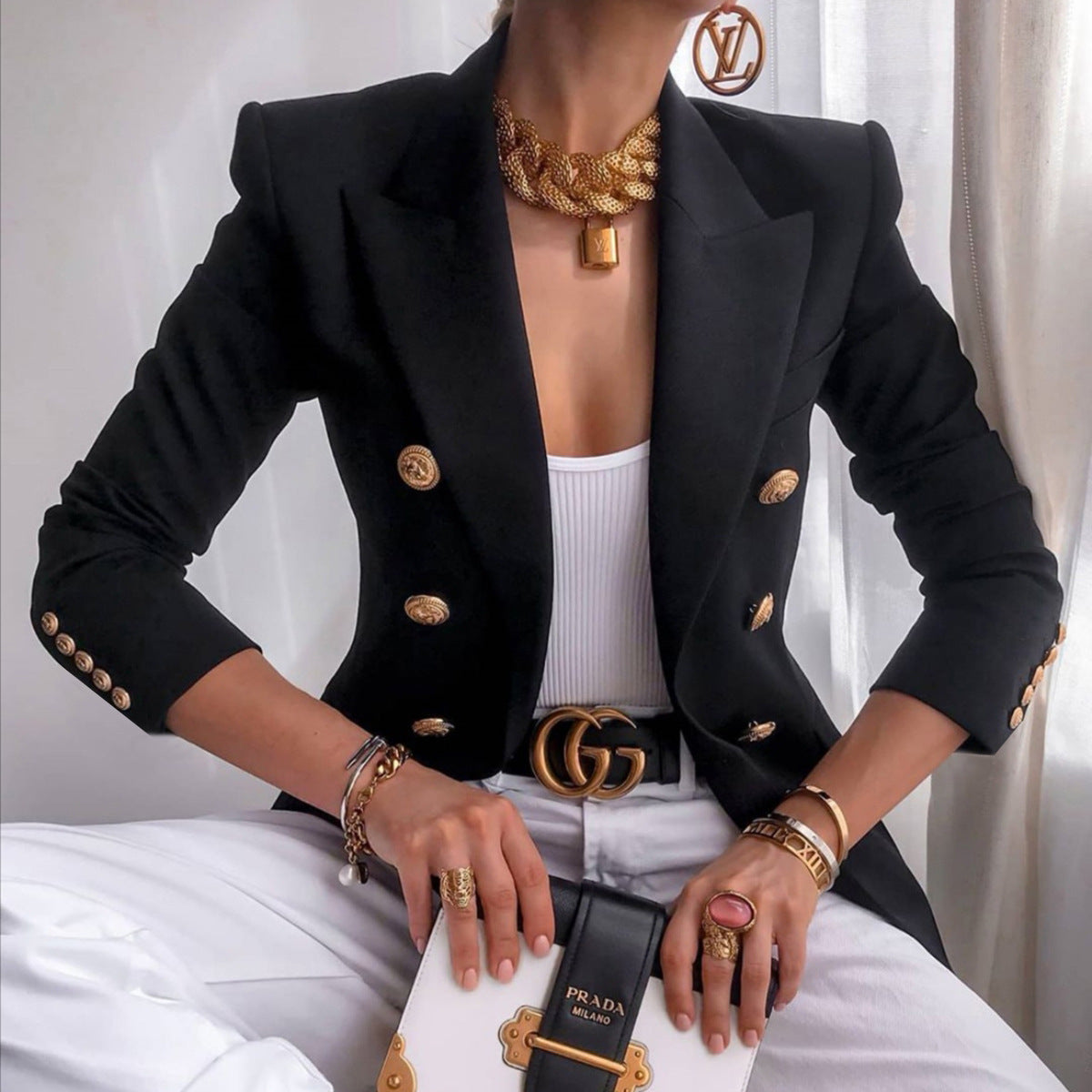 Veste Courte Élégante – Coupe Moderne