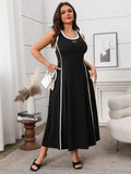 Robe Élégante Sans Bretelles – Taille Marquée