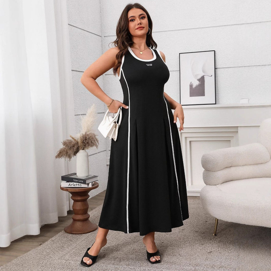 Robe Élégante Sans Bretelles – Taille Marquée