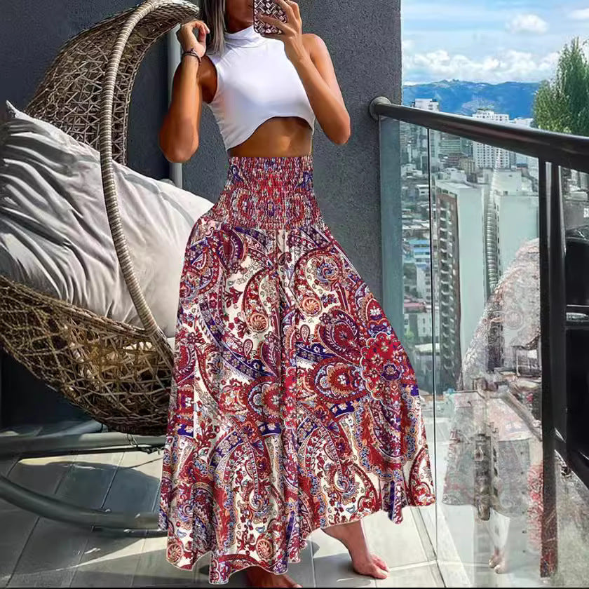 Jupe Longue Bohème – Imprimé Floral