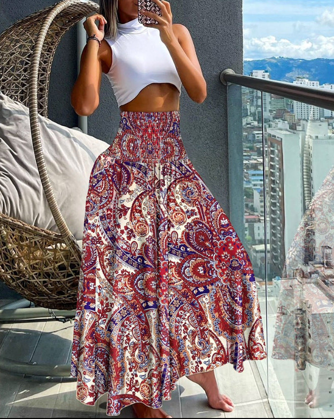Jupe Longue Bohème – Imprimé Floral